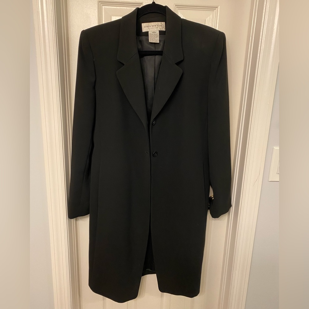 Jones New York Long Blazer 2 button